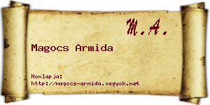 Magocs Armida névjegykártya